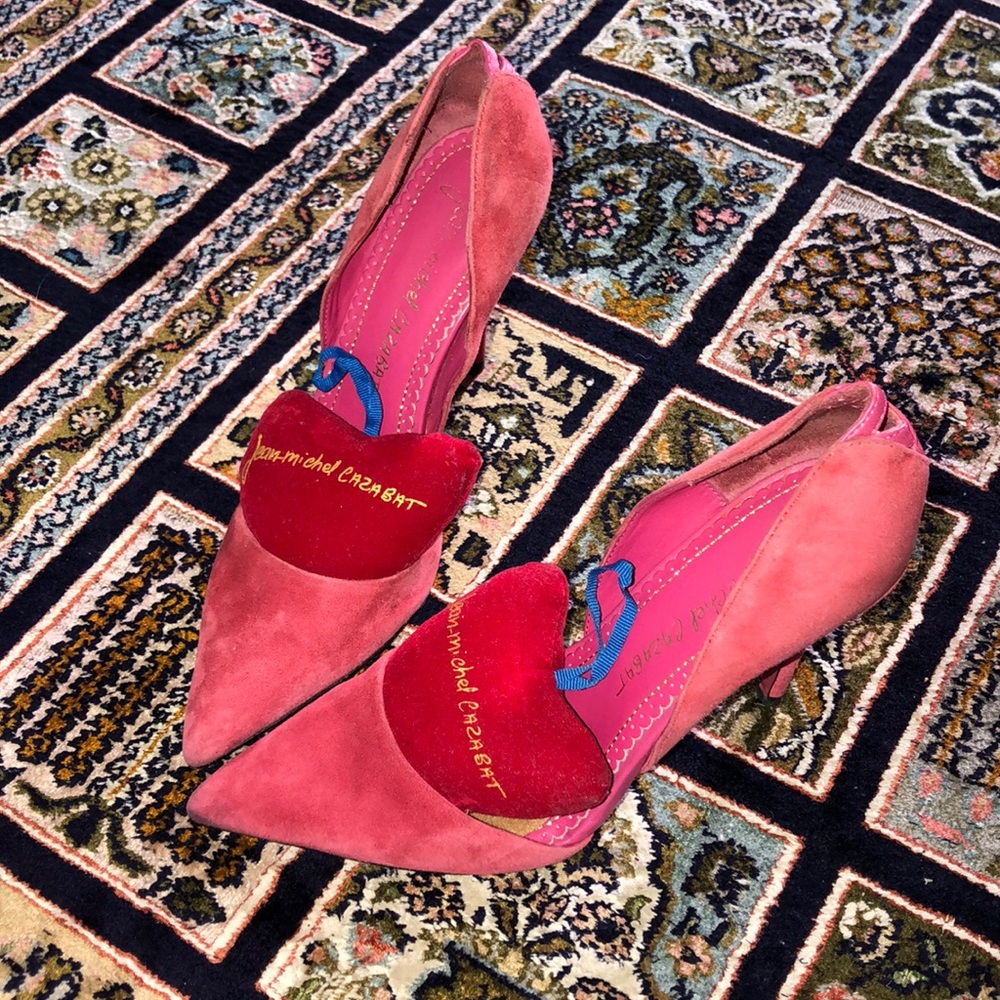 JEAN Michel Cazabat Coral stilettos